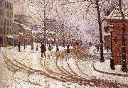 Paul Signac Landscape of snow oil painting picture wholesale